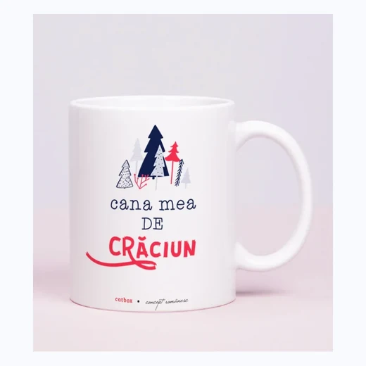 Cană cadou de Crăciun - Grateful & Blessed